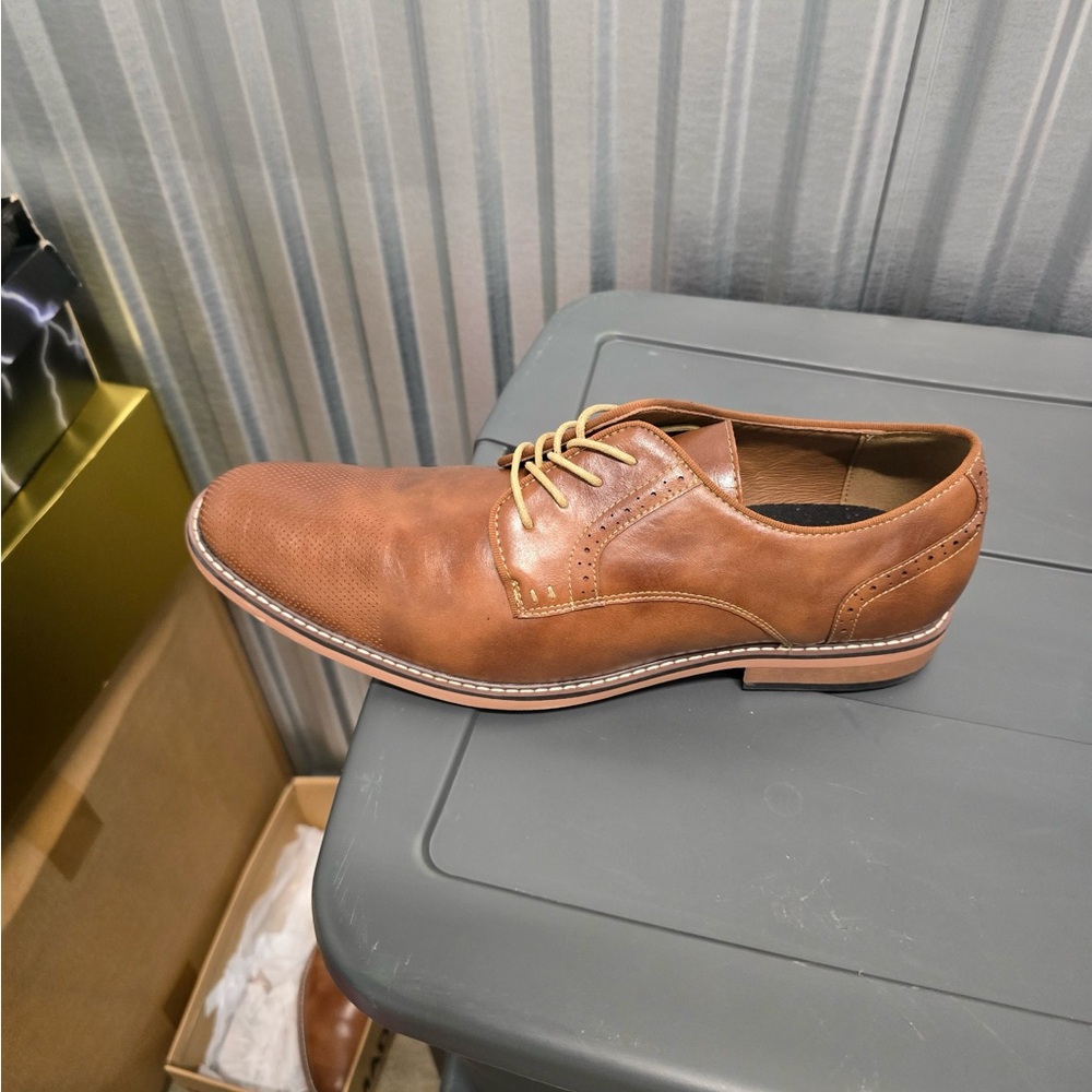 Men's Brown Leather Dress Shoes